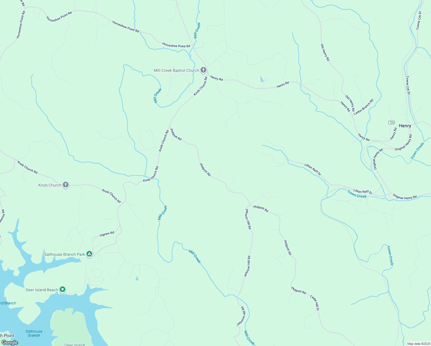 map of restaurants, bars, coffee shops, grocery stores, and more near in Henry
