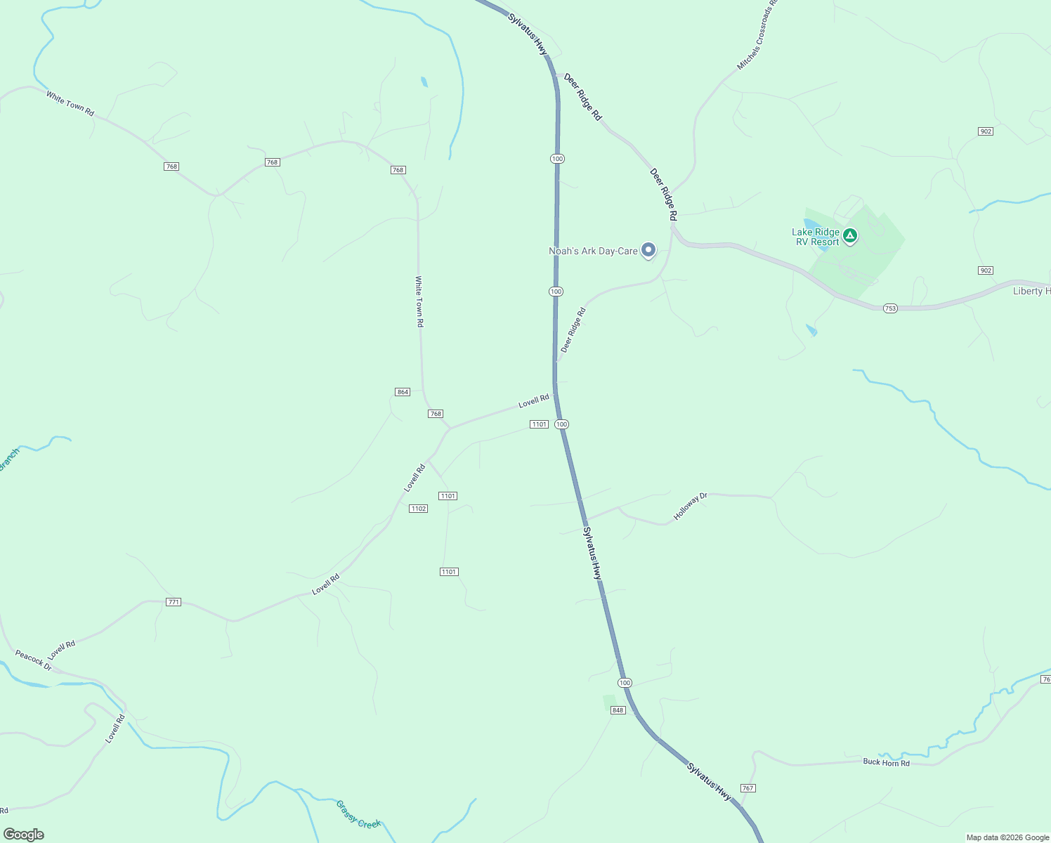 map of restaurants, bars, coffee shops, grocery stores, and more near 200-378 State Road 1101 in Hillsville