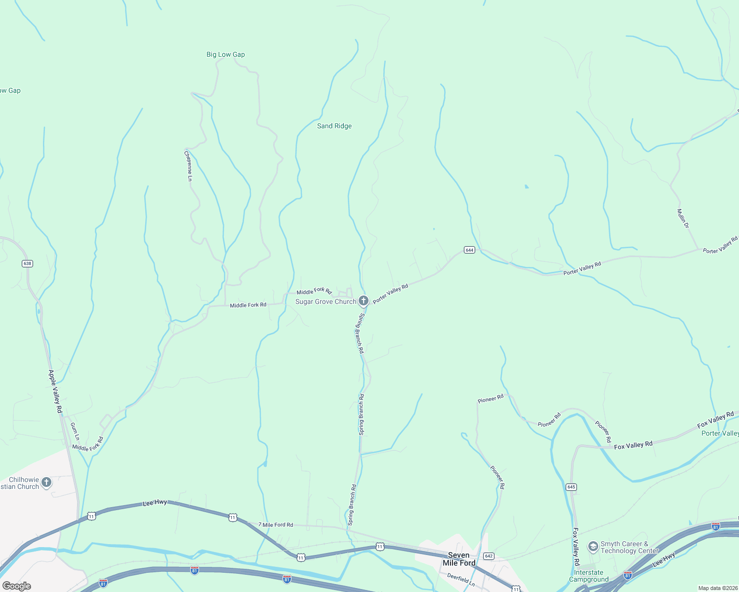 map of restaurants, bars, coffee shops, grocery stores, and more near 103 Porter Valley Road in Marion