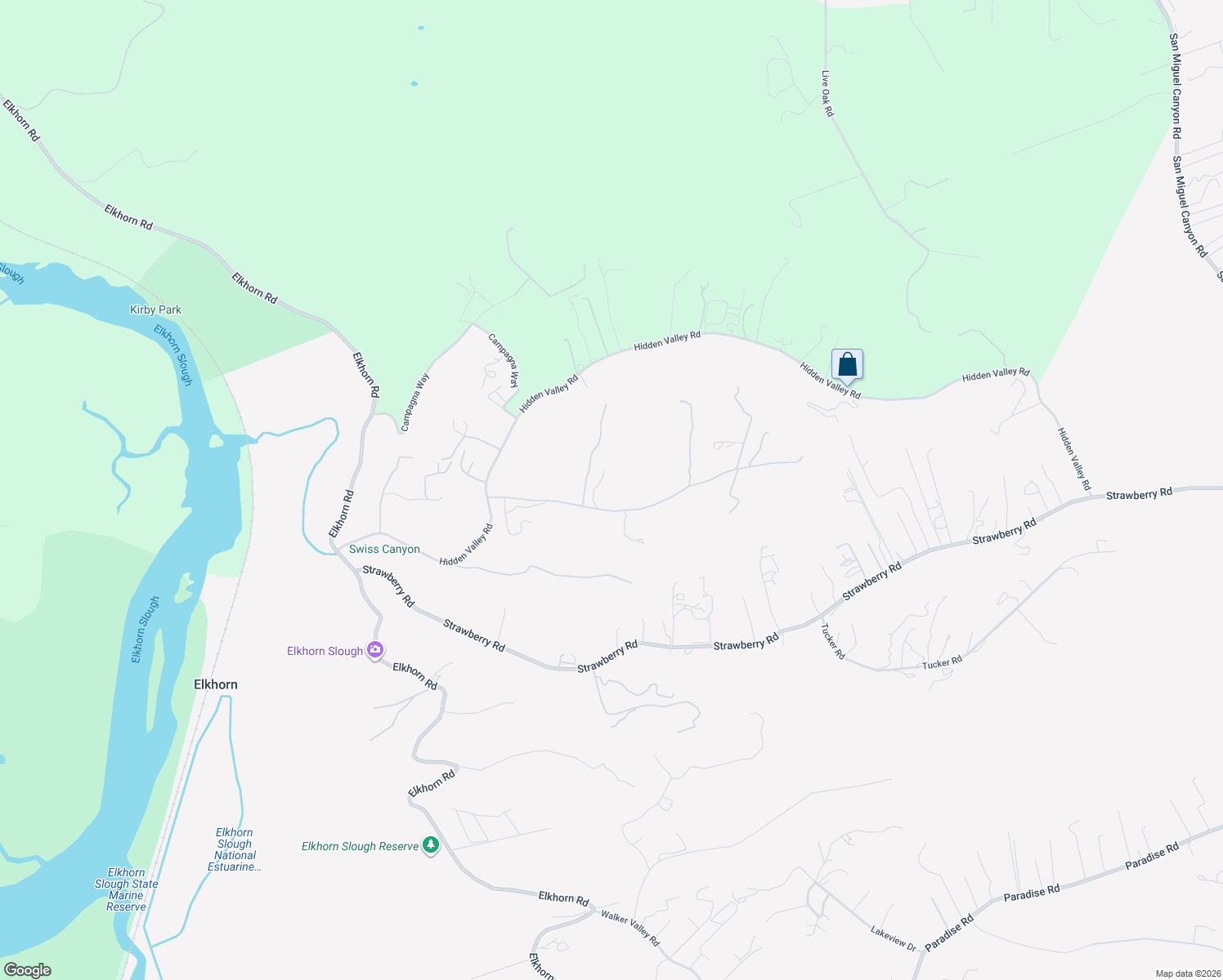 map of restaurants, bars, coffee shops, grocery stores, and more near 14643 Tumbleweed Lane in Watsonville