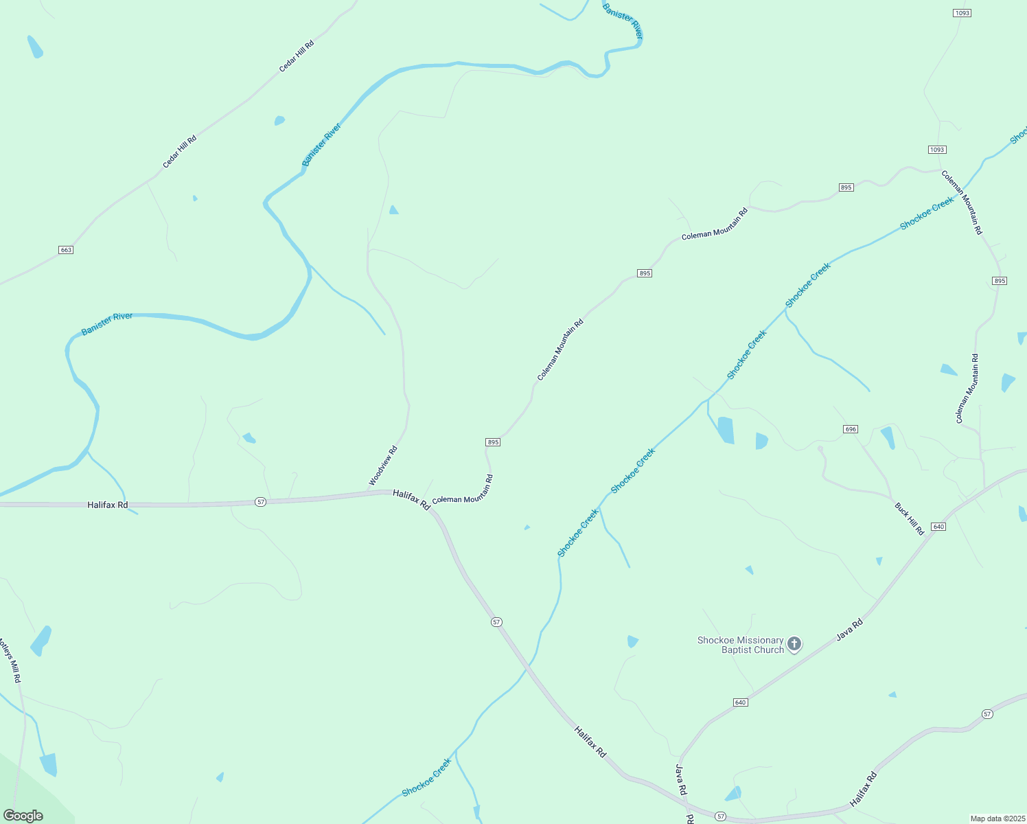 map of restaurants, bars, coffee shops, grocery stores, and more near 677 Coleman Mountain Road in Chatham