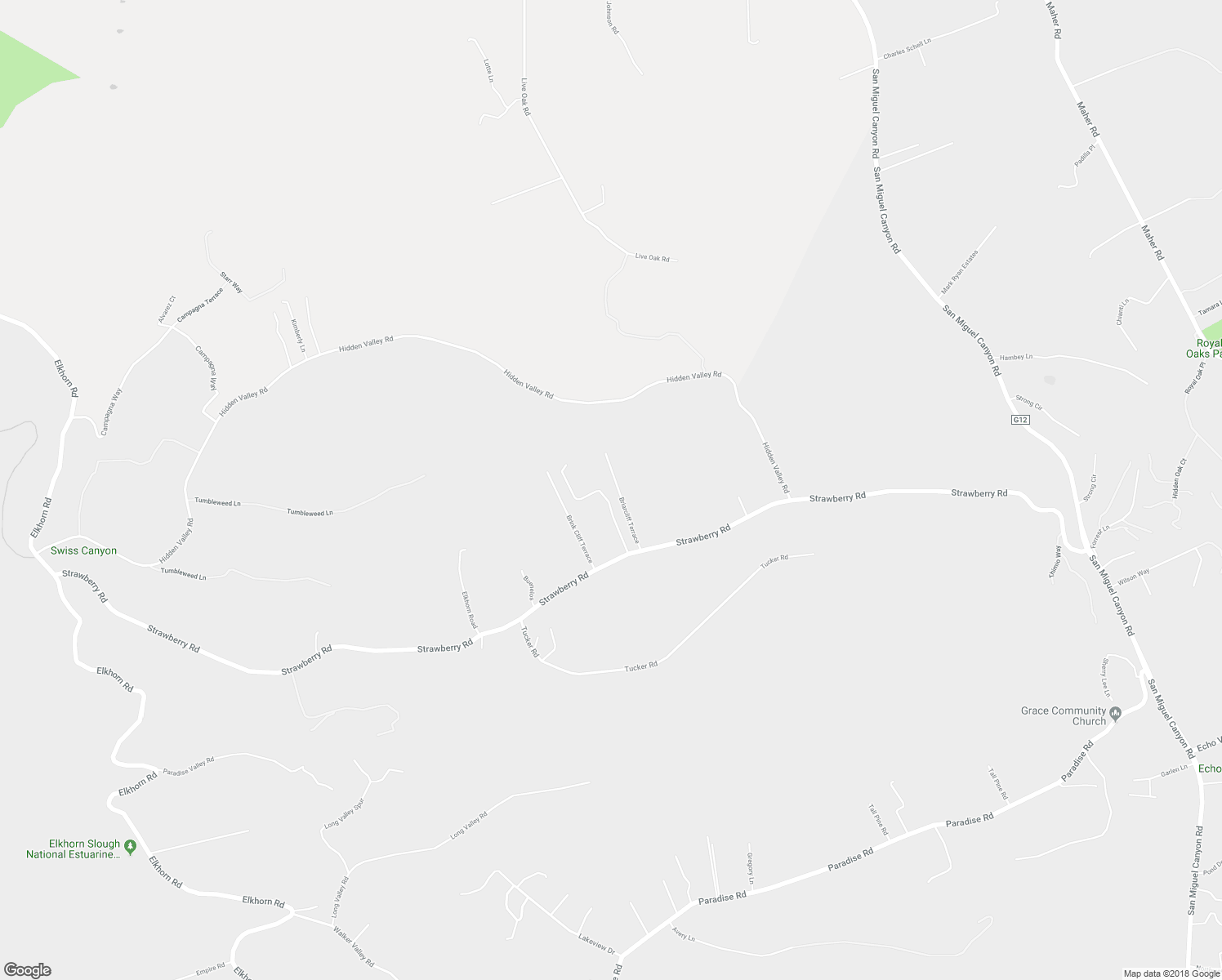 map of restaurants, bars, coffee shops, grocery stores, and more near 5820 Briarcliff Terrace in Prunedale