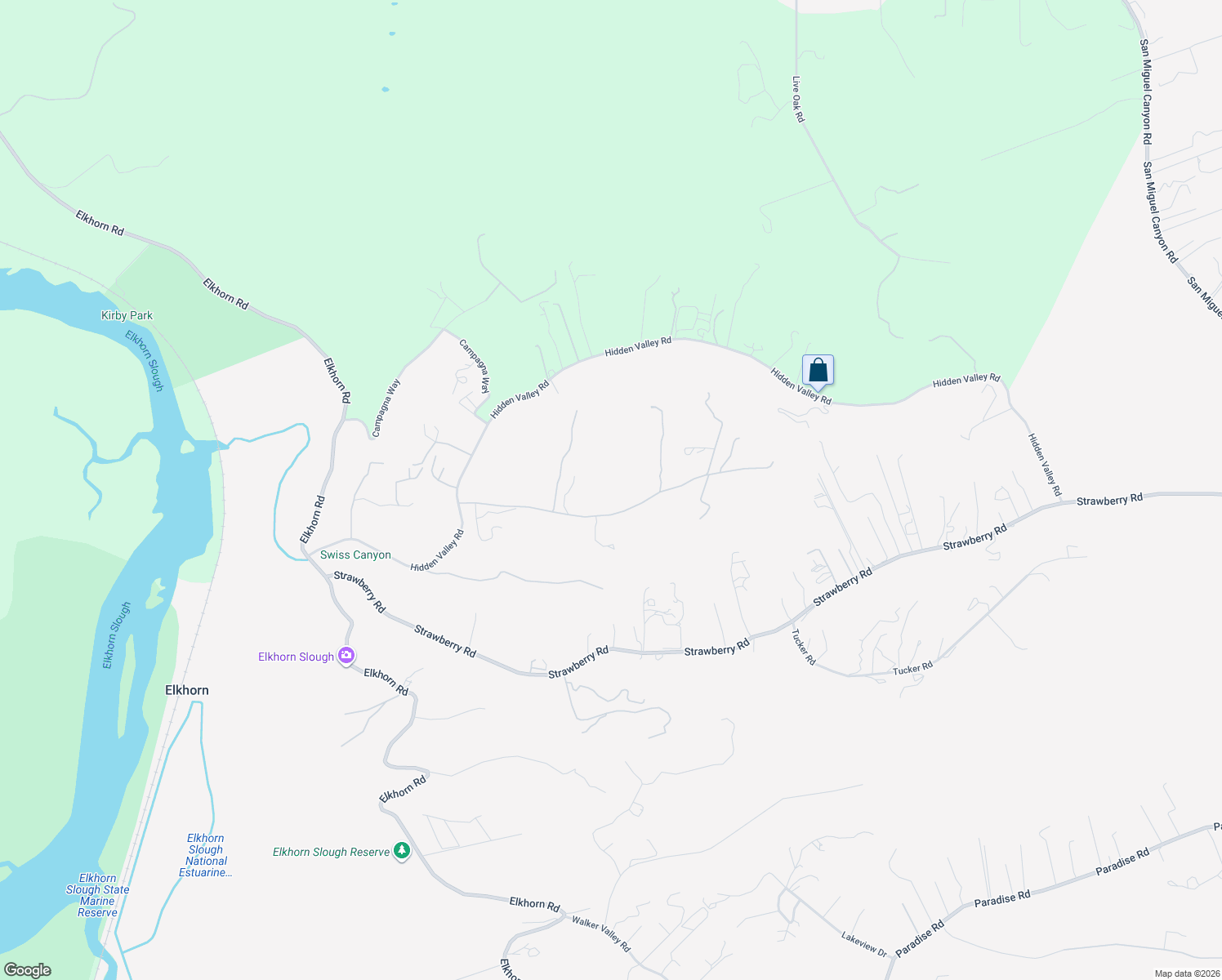 map of restaurants, bars, coffee shops, grocery stores, and more near 14643 Tumbleweed Lane in Watsonville