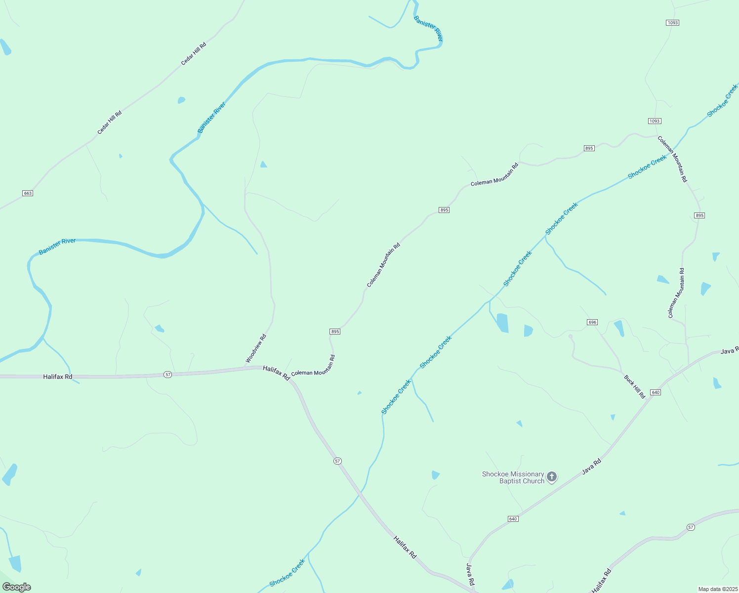 map of restaurants, bars, coffee shops, grocery stores, and more near 677 Coleman Mountain Road in Chatham