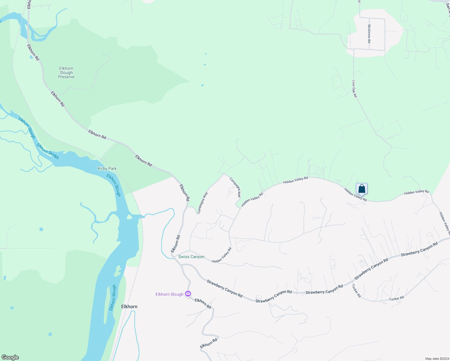 map of restaurants, bars, coffee shops, grocery stores, and more near 14200 Campagna Way in Prunedale