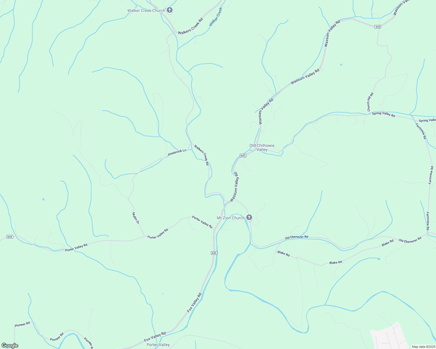 map of restaurants, bars, coffee shops, grocery stores, and more near 3367 Walkers Creek Road in Marion