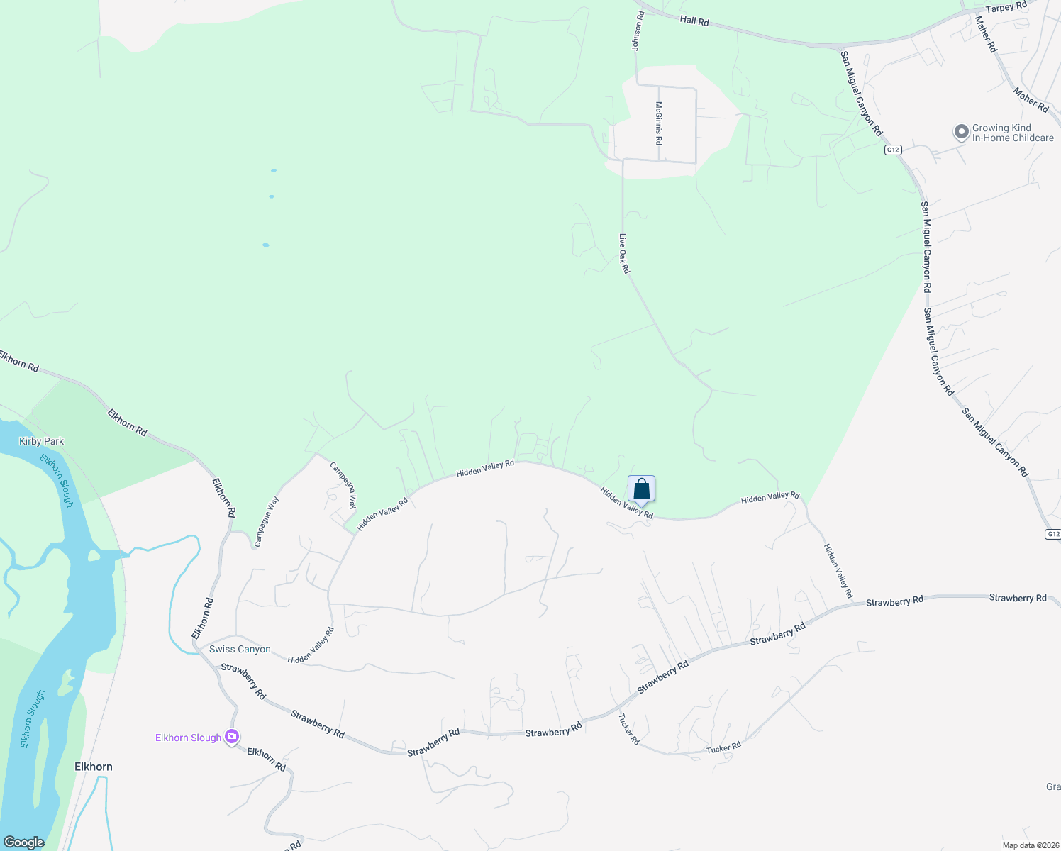 map of restaurants, bars, coffee shops, grocery stores, and more near 295 Hidden Valley Road in Monterey County