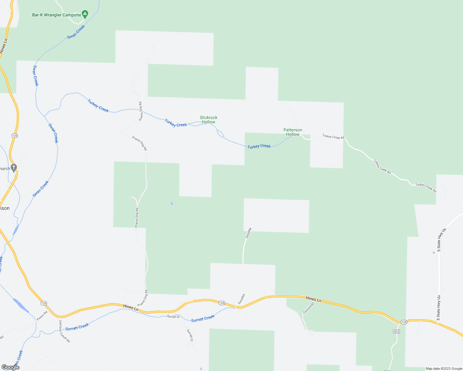 map of restaurants, bars, coffee shops, grocery stores, and more near in Garrison