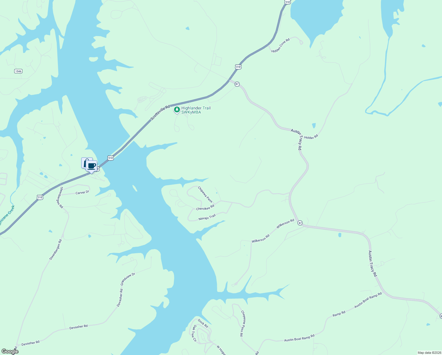 map of restaurants, bars, coffee shops, grocery stores, and more near in Austin