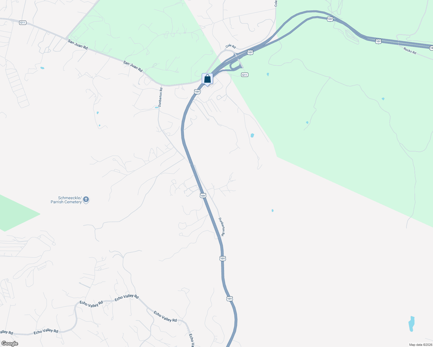 map of restaurants, bars, coffee shops, grocery stores, and more near 253 Dunbarton Road in Aromas