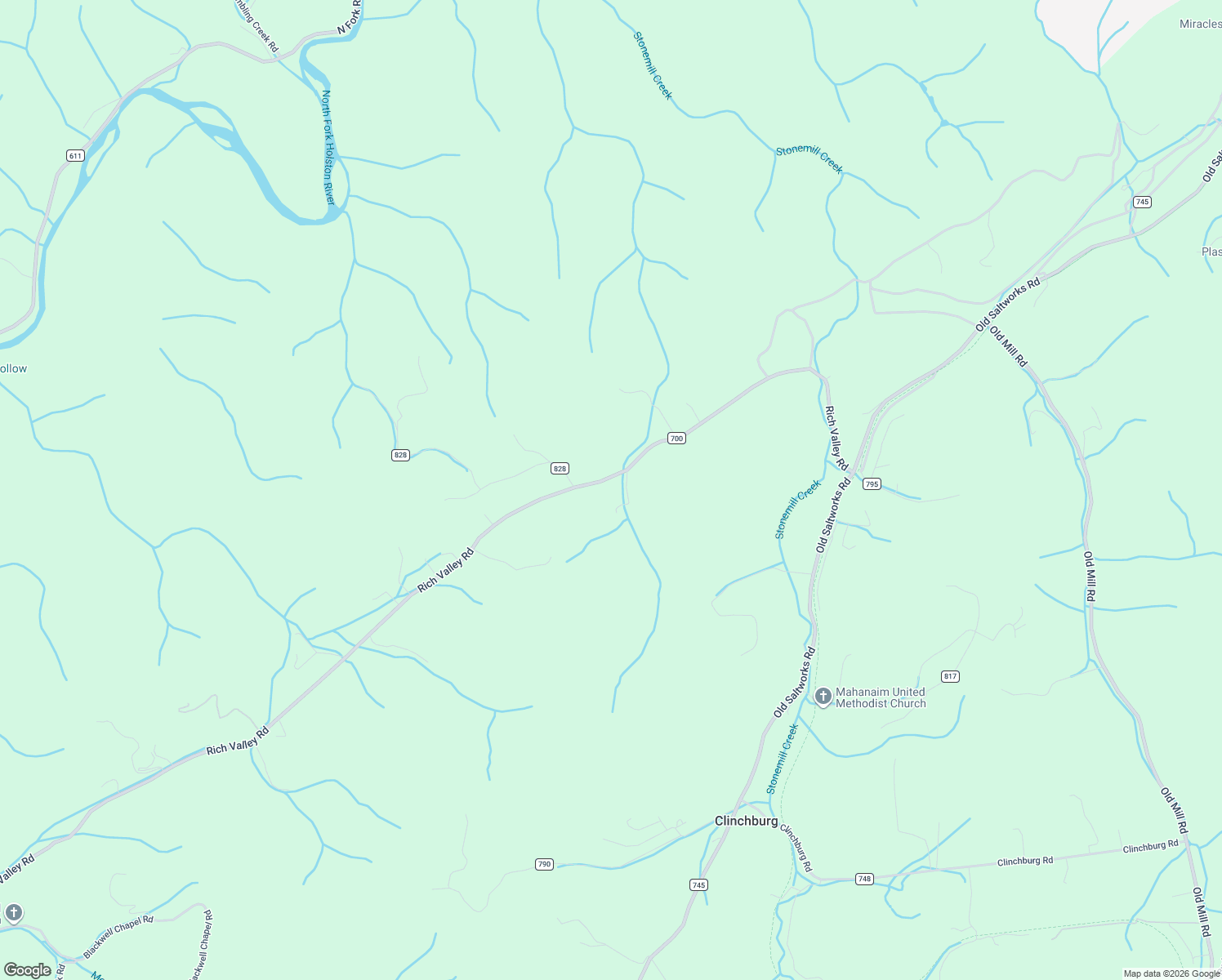 map of restaurants, bars, coffee shops, grocery stores, and more near 31284 Rich Valley Road in Meadowview