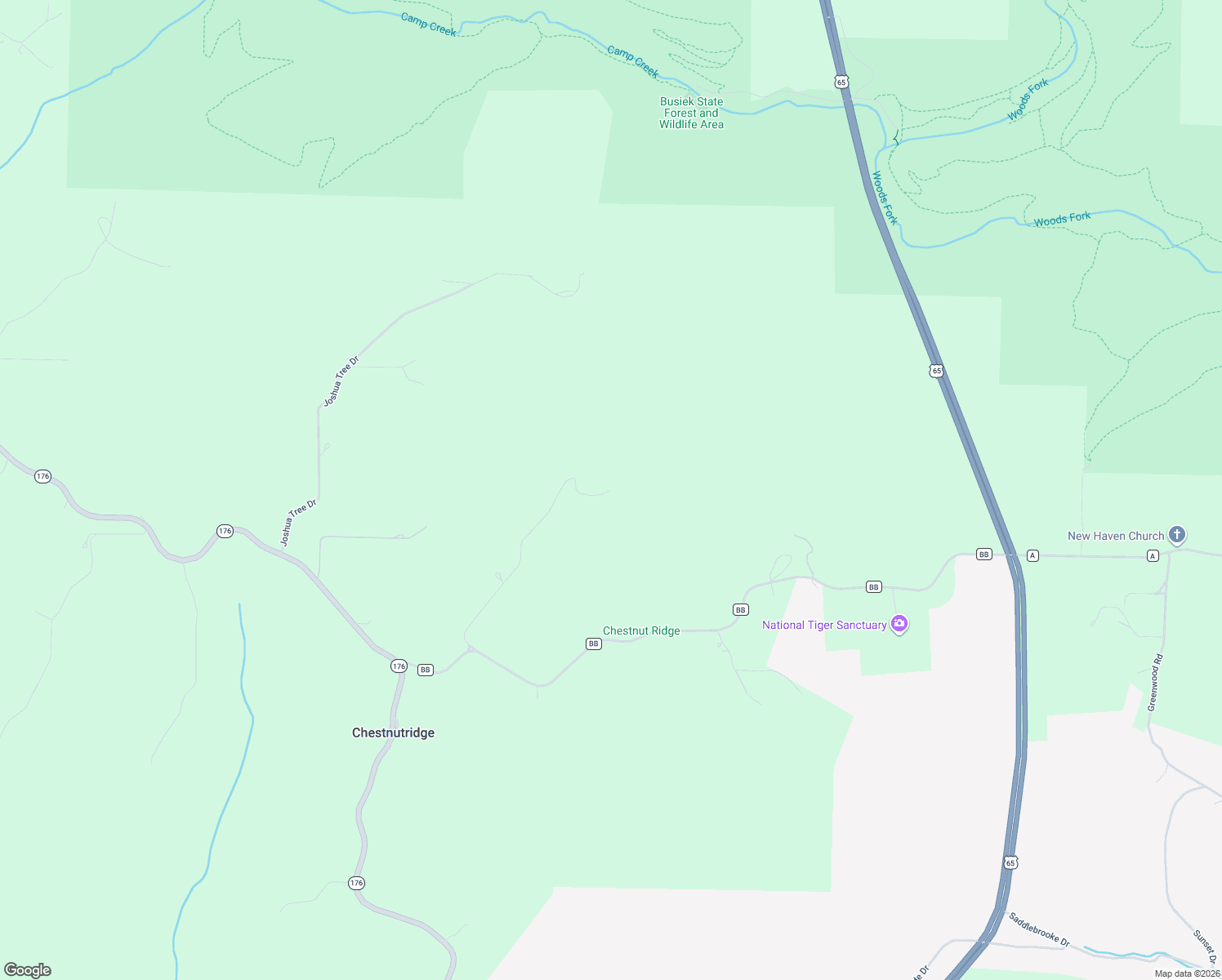 map of restaurants, bars, coffee shops, grocery stores, and more near 882 Bryant Road in Chestnutridge