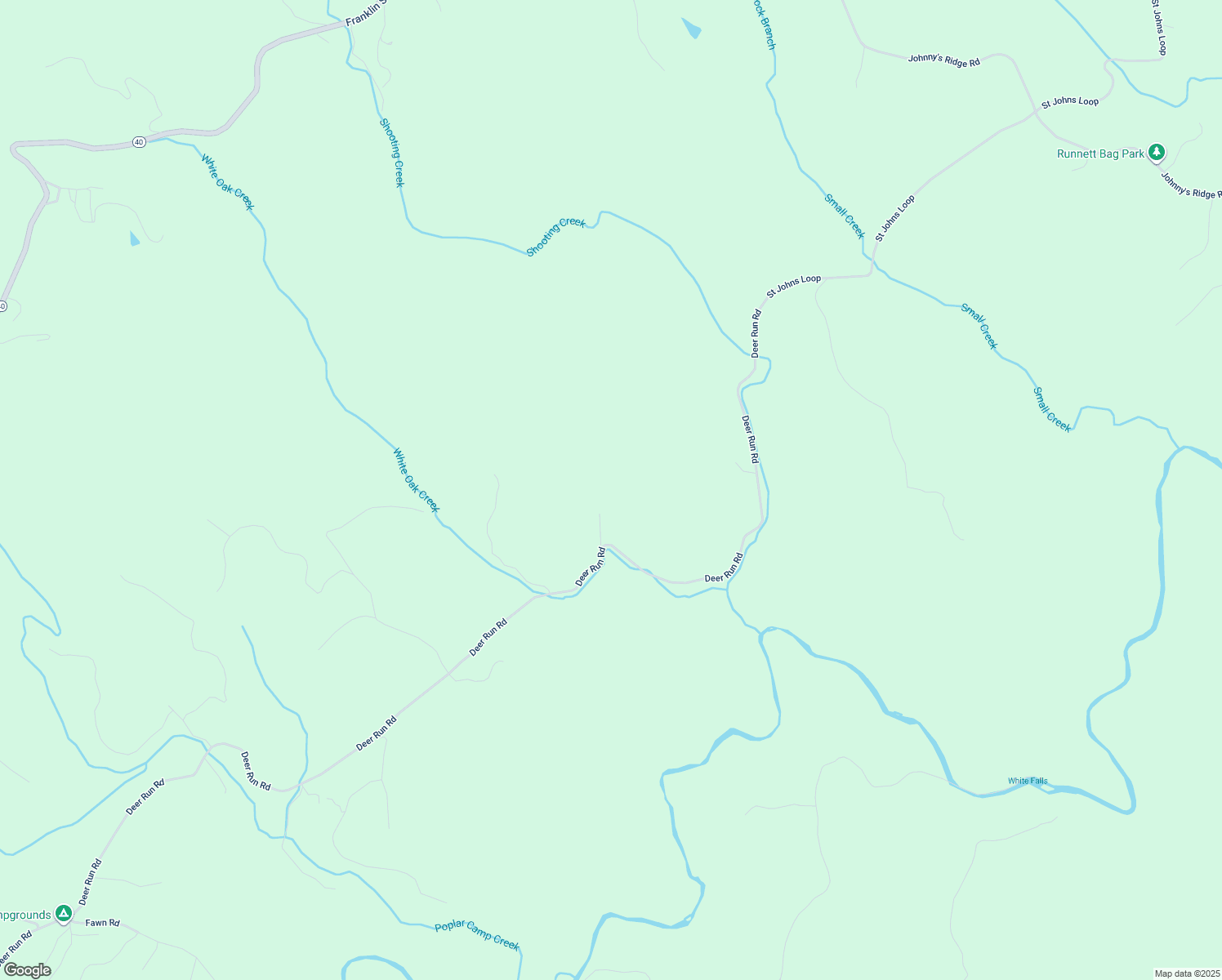 map of restaurants, bars, coffee shops, grocery stores, and more near 55 Maple Street in Patrick Springs