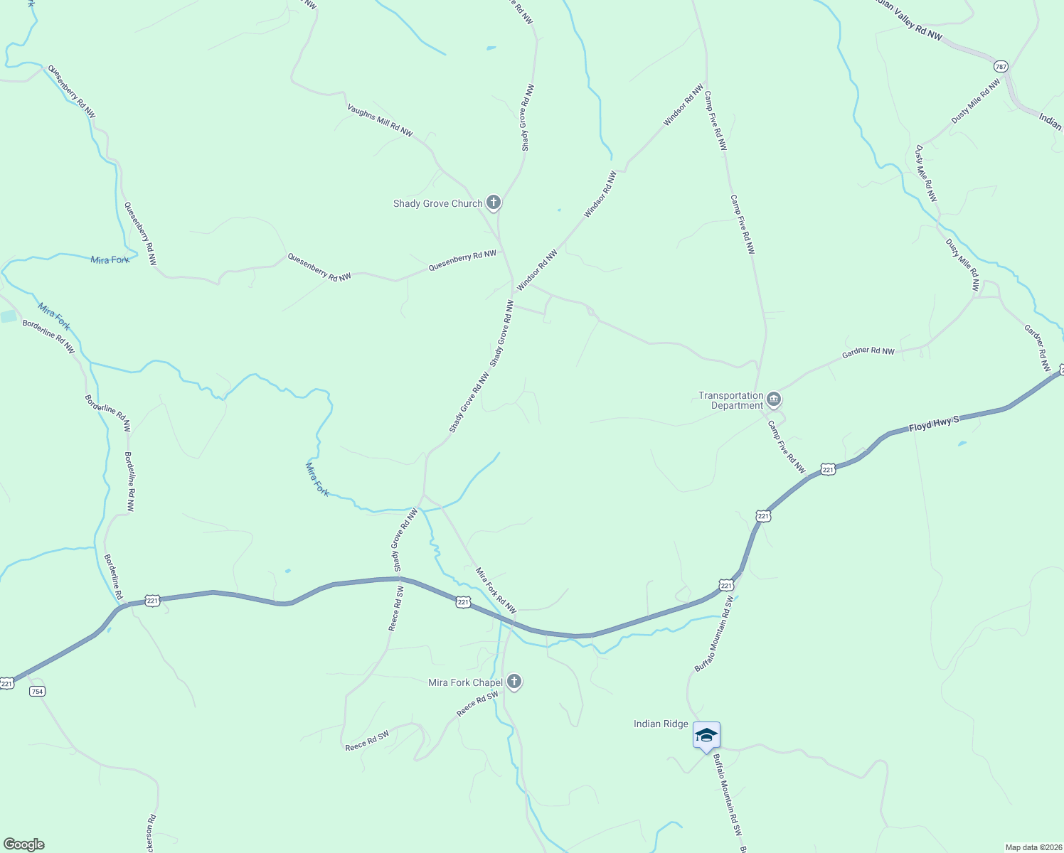 map of restaurants, bars, coffee shops, grocery stores, and more near Meadows Farm Road in Willis