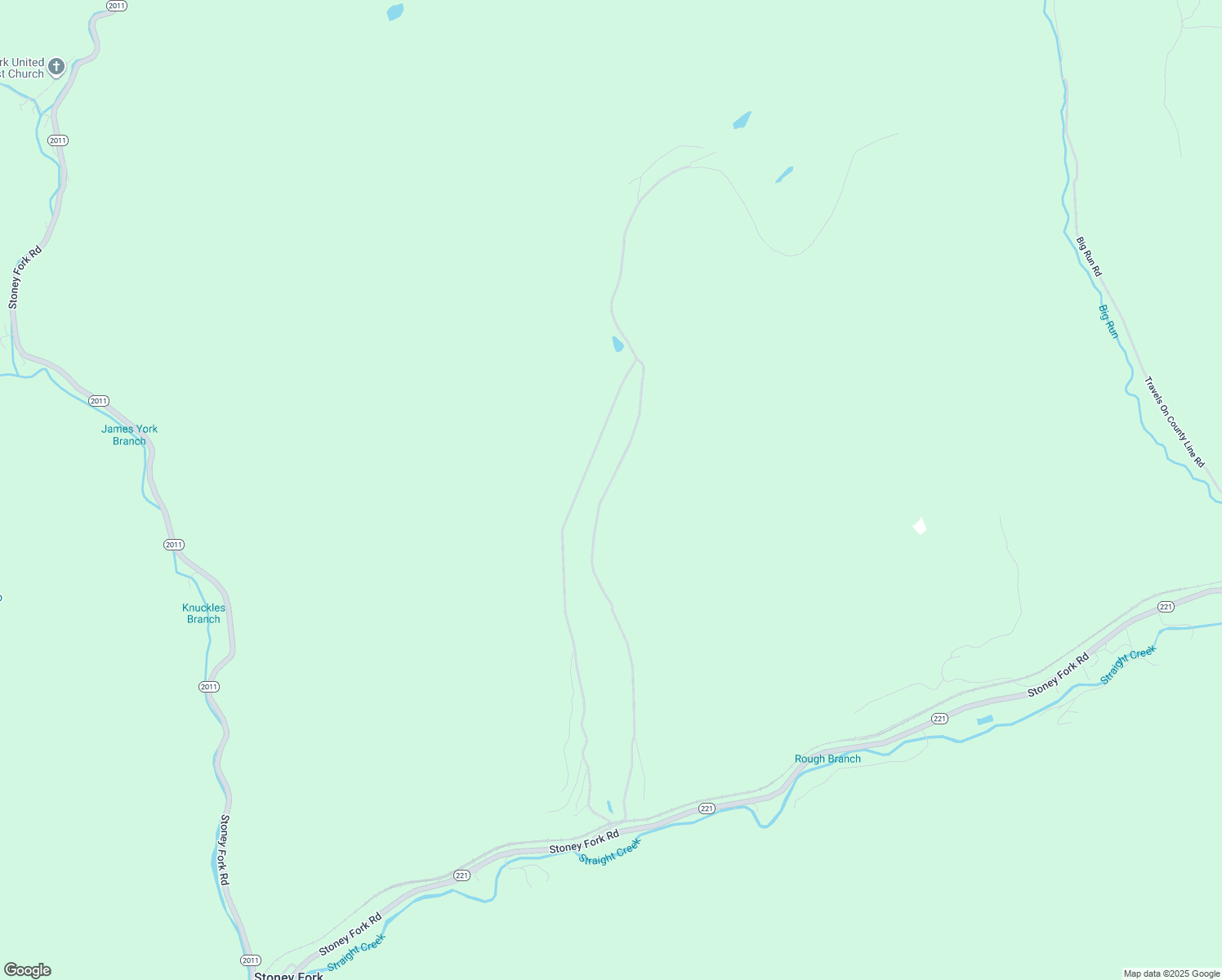 map of restaurants, bars, coffee shops, grocery stores, and more near in Stoney Fork