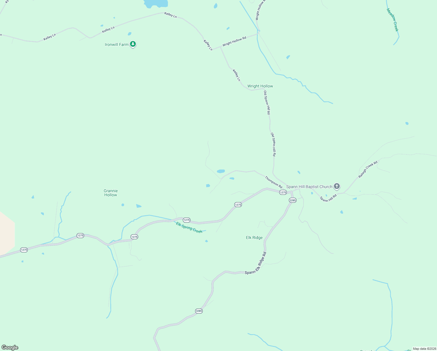 map of restaurants, bars, coffee shops, grocery stores, and more near 656 Thompson Road in Monticello