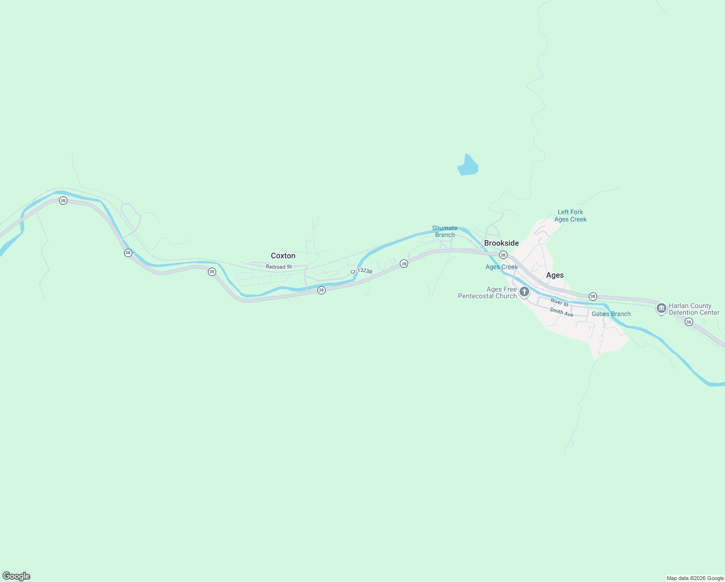 map of restaurants, bars, coffee shops, grocery stores, and more near 82 Doss Hollow in Ages