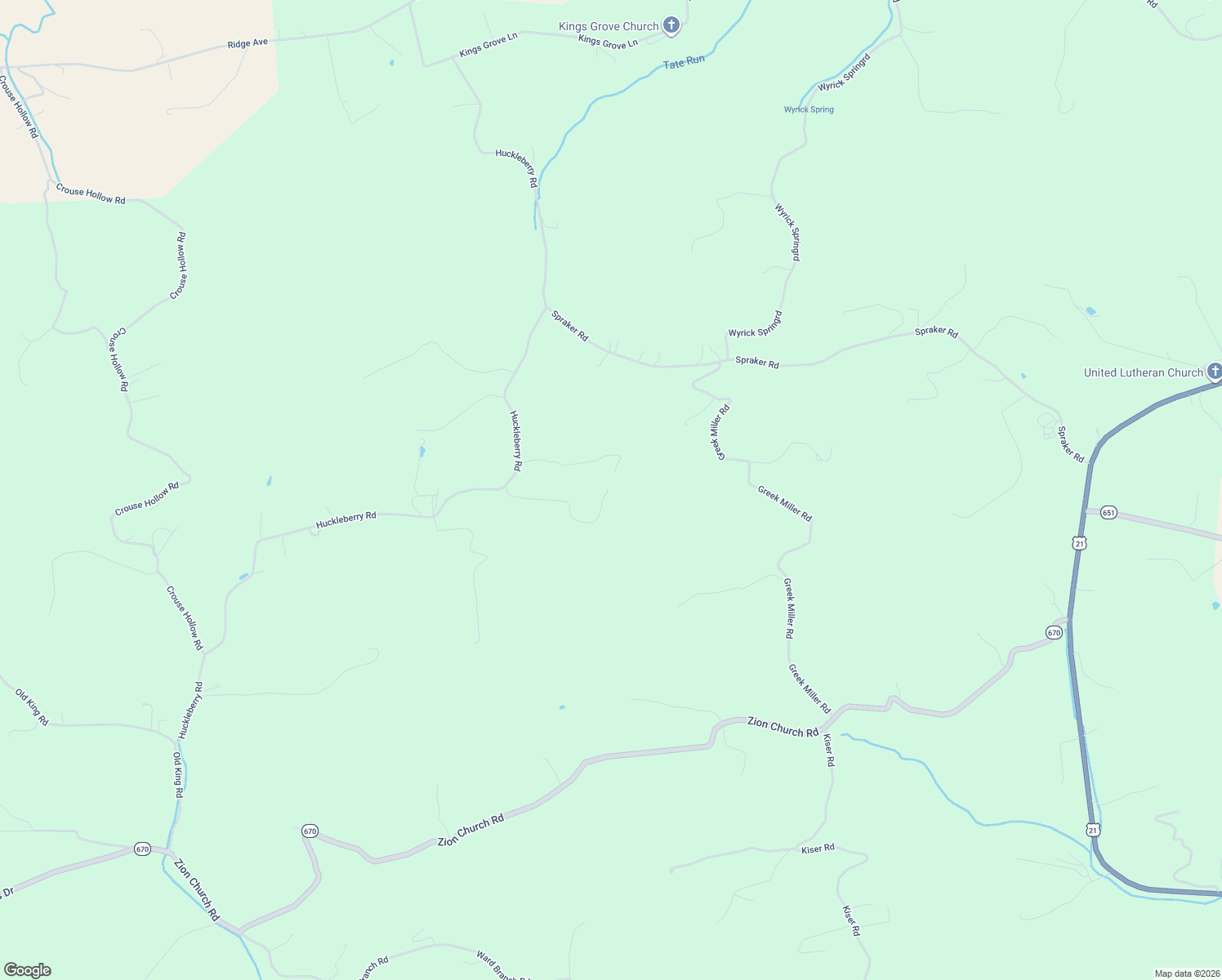 map of restaurants, bars, coffee shops, grocery stores, and more near 974 Huckleberry Road in Rural Retreat