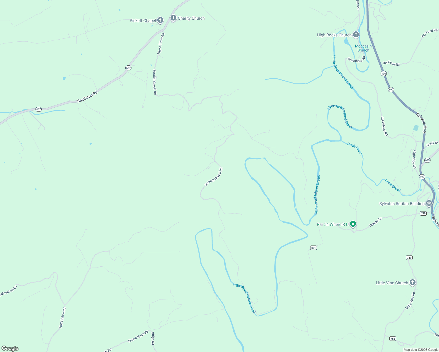 map of restaurants, bars, coffee shops, grocery stores, and more near 2170 Scratch Gravel Road in Hillsville