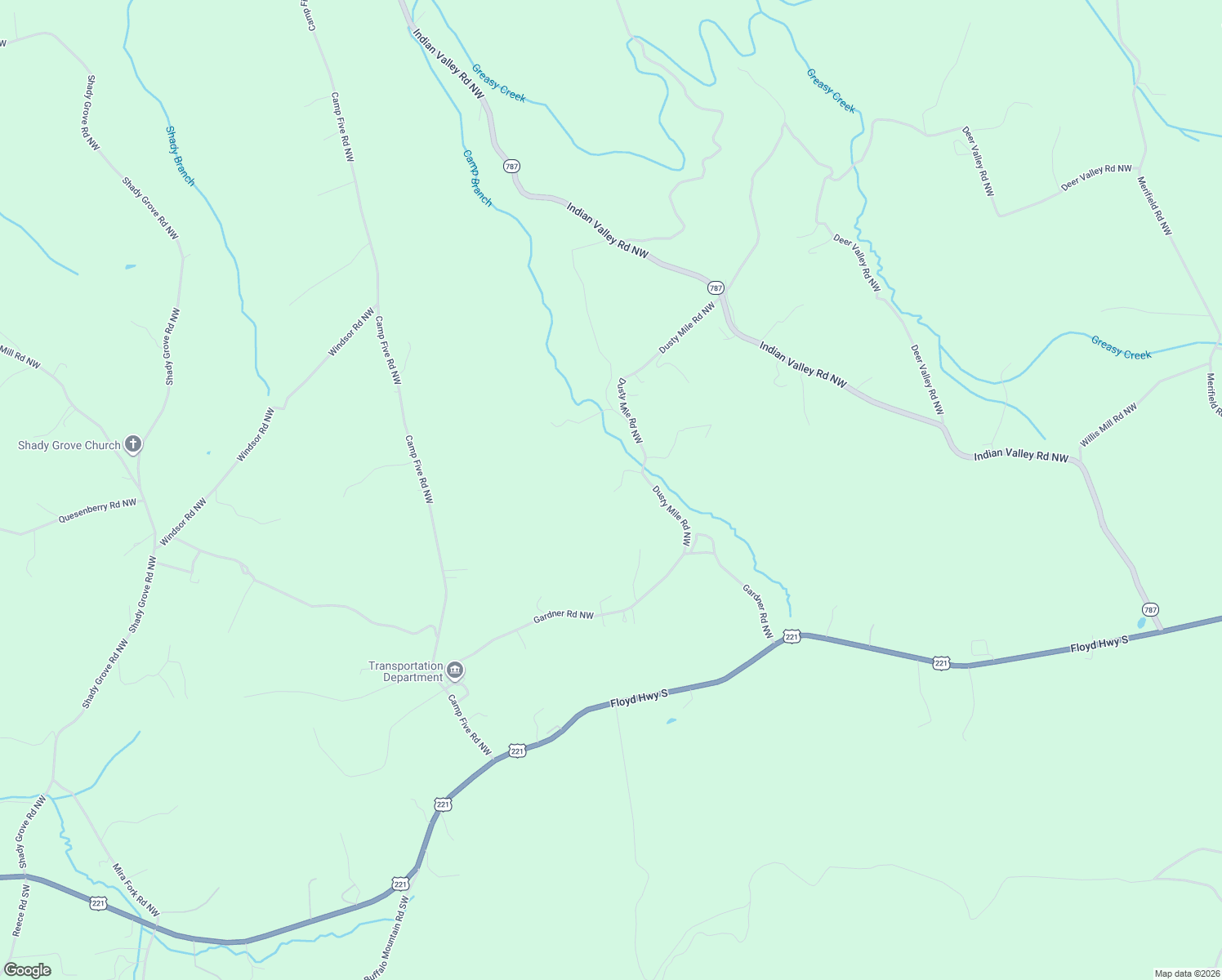 map of restaurants, bars, coffee shops, grocery stores, and more near 252 Dusty Mile Road Northwest in Willis