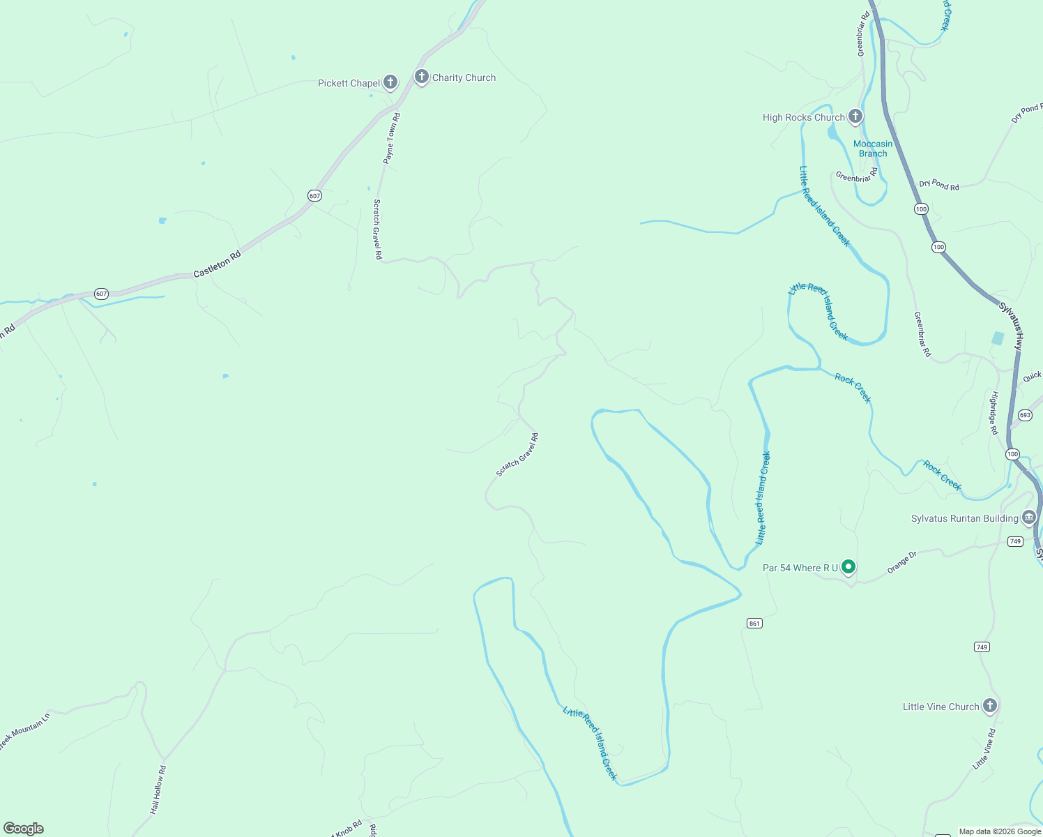 map of restaurants, bars, coffee shops, grocery stores, and more near Scrath Gravel Road in Austinville