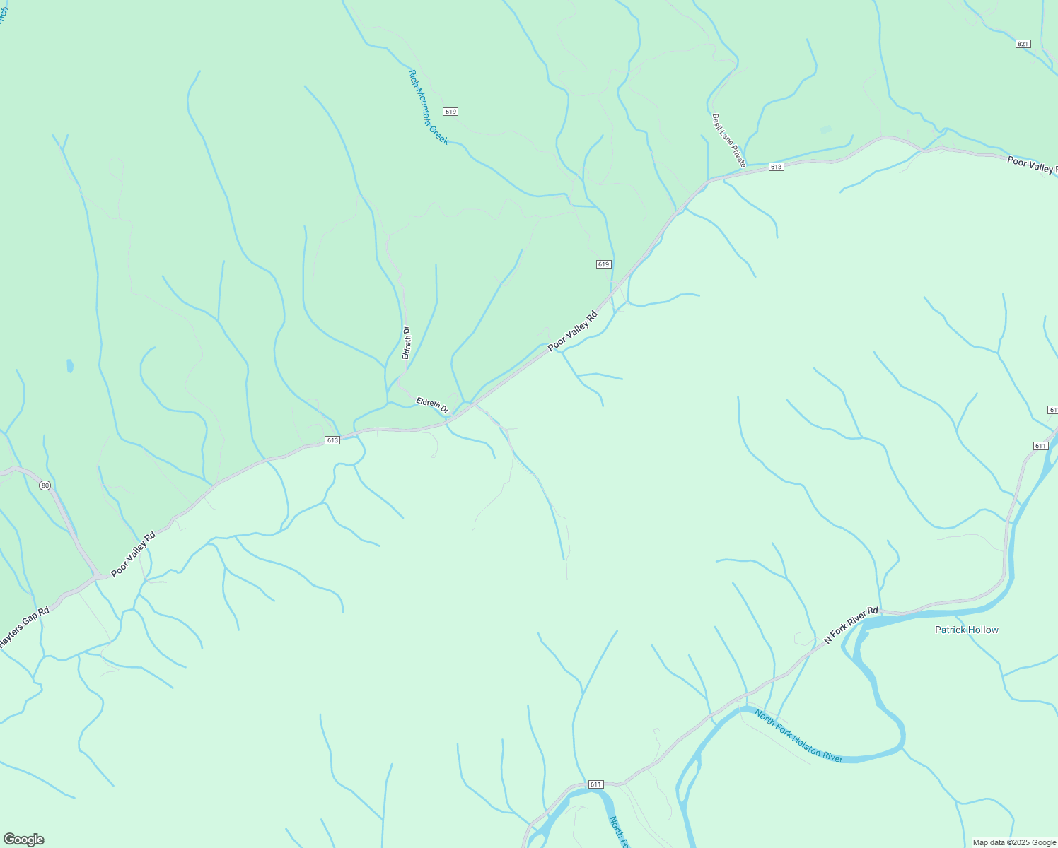 map of restaurants, bars, coffee shops, grocery stores, and more near 28018 Poor Valley Road in Saltville
