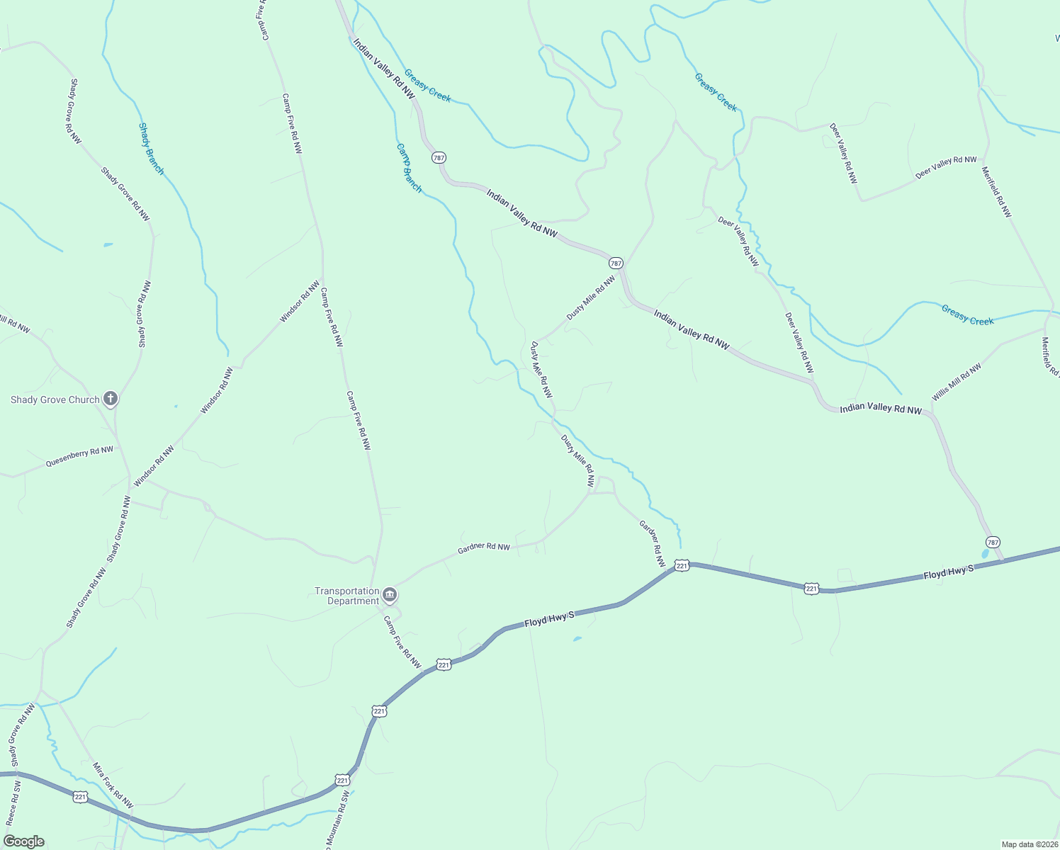 map of restaurants, bars, coffee shops, grocery stores, and more near 252 Dusty Mile Road Northwest in Willis