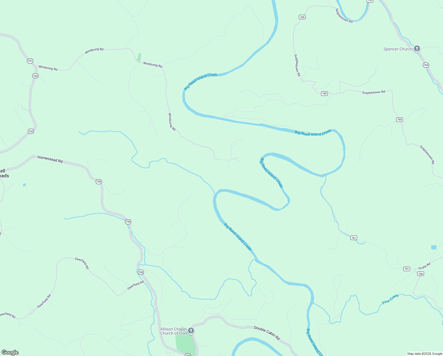map of restaurants, bars, coffee shops, grocery stores, and more near 3190 Windsong Road in Allisonia