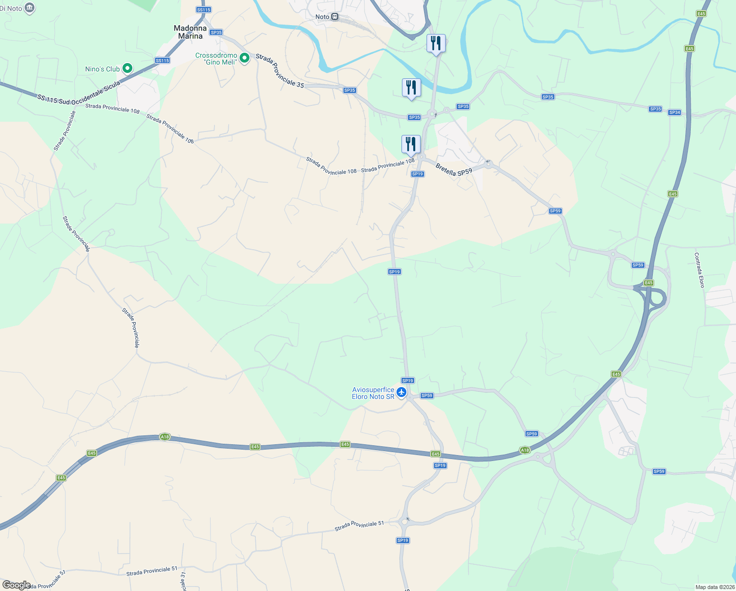 map of restaurants, bars, coffee shops, grocery stores, and more near in Free municipal consortium of Syracuse