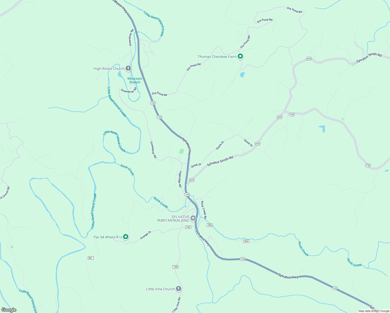 map of restaurants, bars, coffee shops, grocery stores, and more near 319-323 Quick Drive in Hillsville