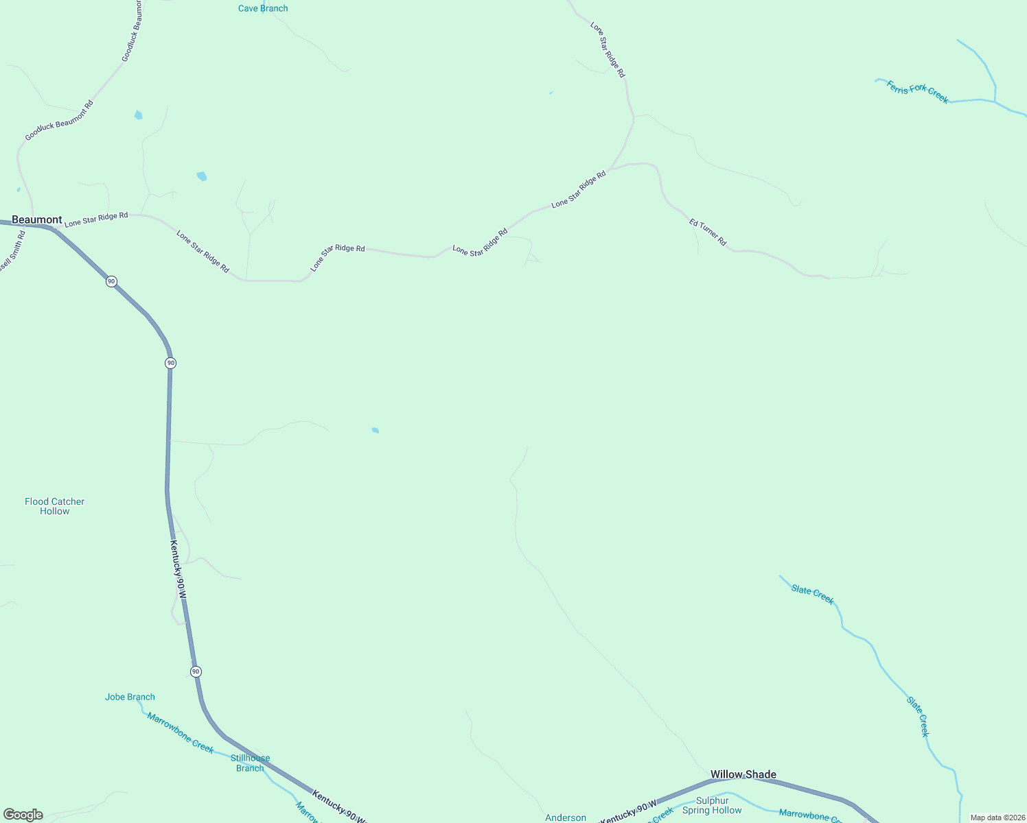 map of restaurants, bars, coffee shops, grocery stores, and more near 1520 Gordon Branch Road in Willow Shade