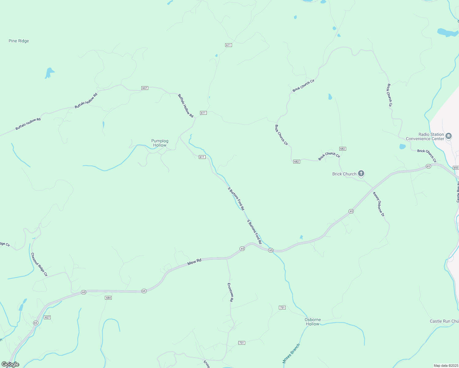 map of restaurants, bars, coffee shops, grocery stores, and more near 554 South Burtons Ford Road in Castlewood