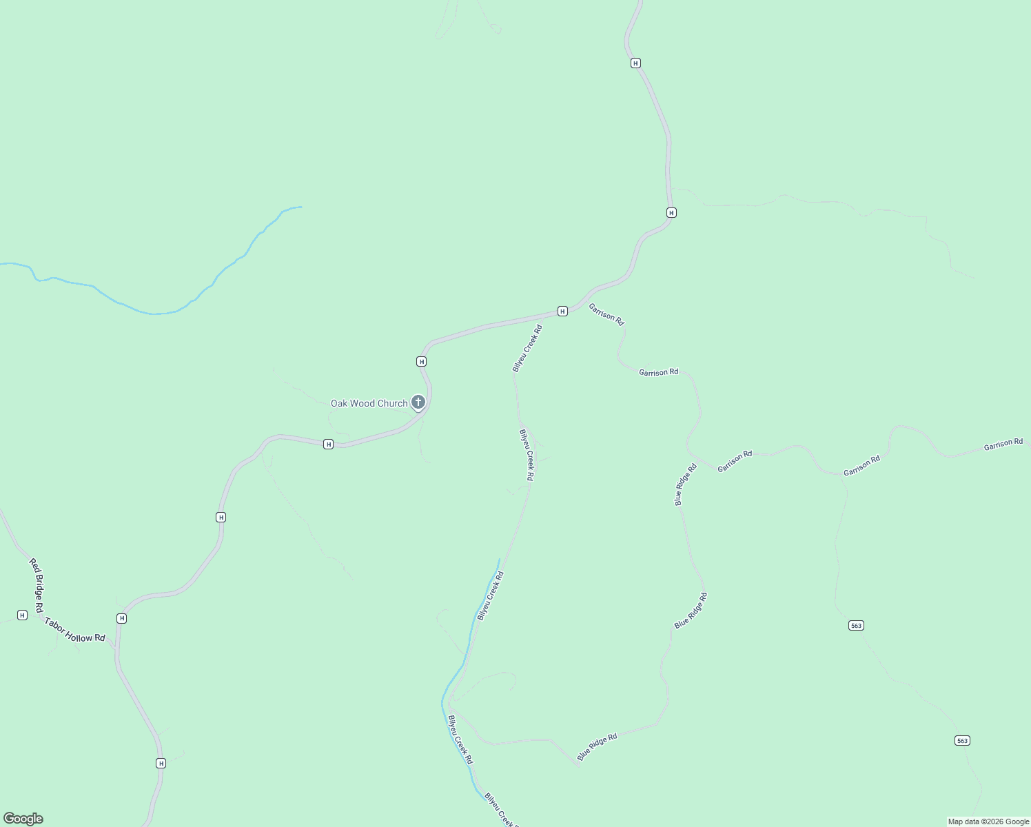 map of restaurants, bars, coffee shops, grocery stores, and more near 473 Bilyeu Creek Road in Chadwick