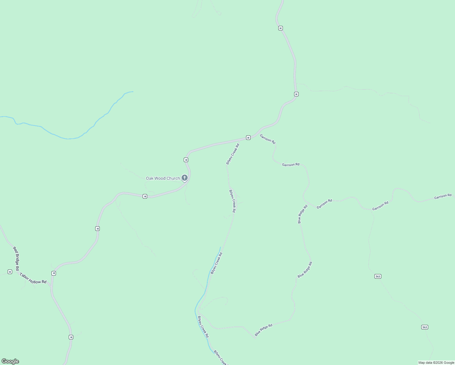 map of restaurants, bars, coffee shops, grocery stores, and more near 473 Bilyeu Creek Road in Chadwick