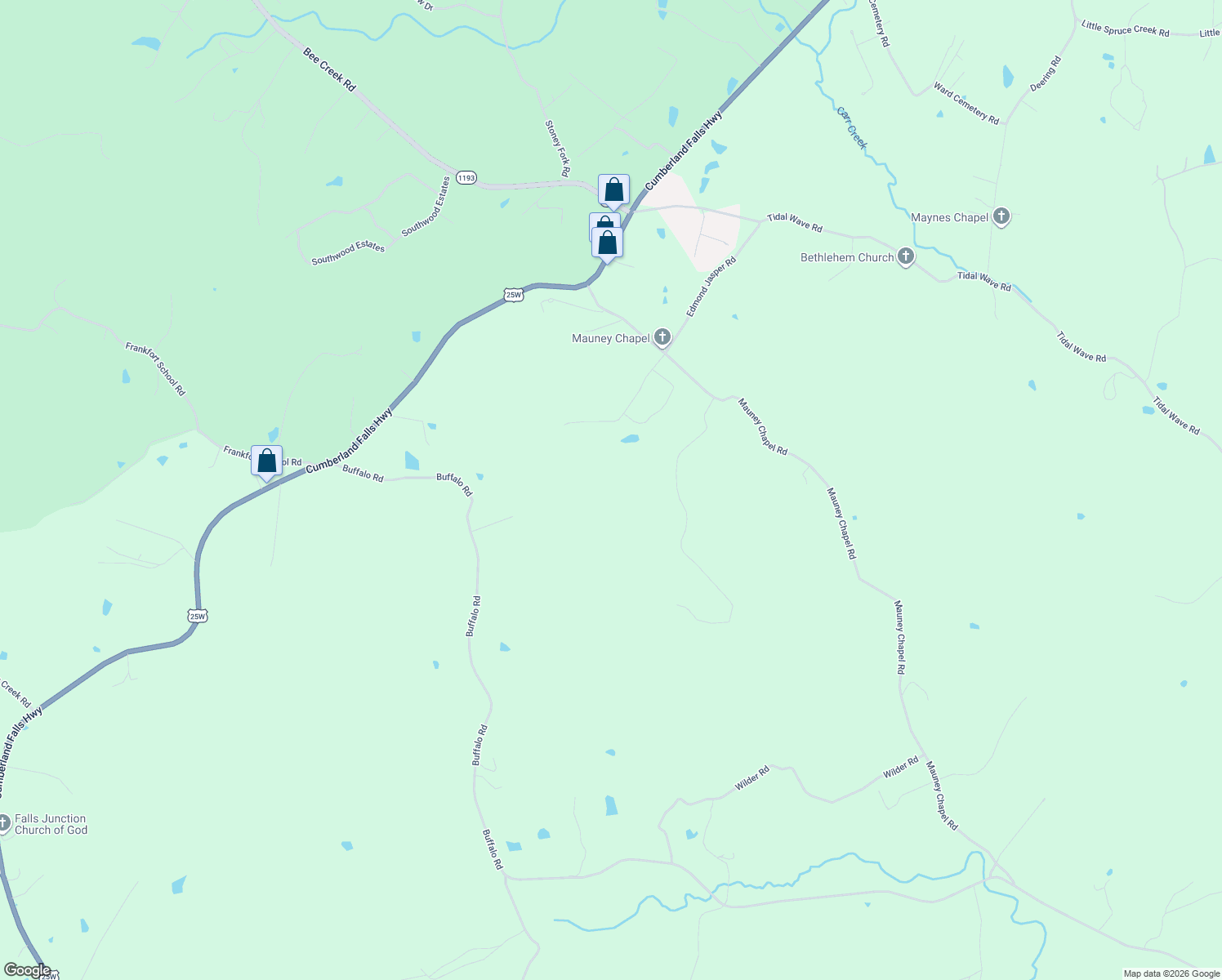 map of restaurants, bars, coffee shops, grocery stores, and more near in Youngs Creek