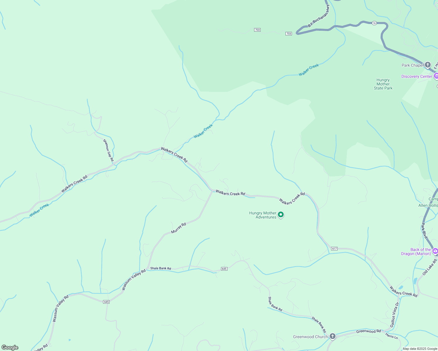 map of restaurants, bars, coffee shops, grocery stores, and more near 1377 Kenbridge Lane in Marion