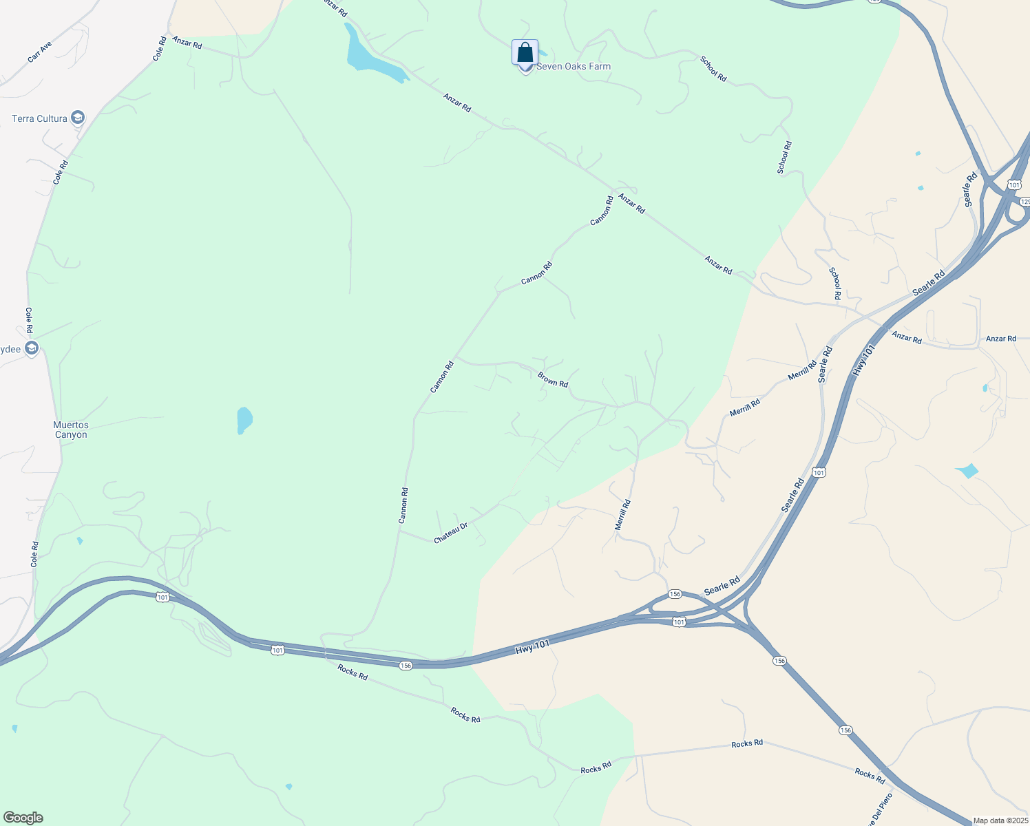 map of restaurants, bars, coffee shops, grocery stores, and more near 550 Alexander Lane in San Juan Bautista