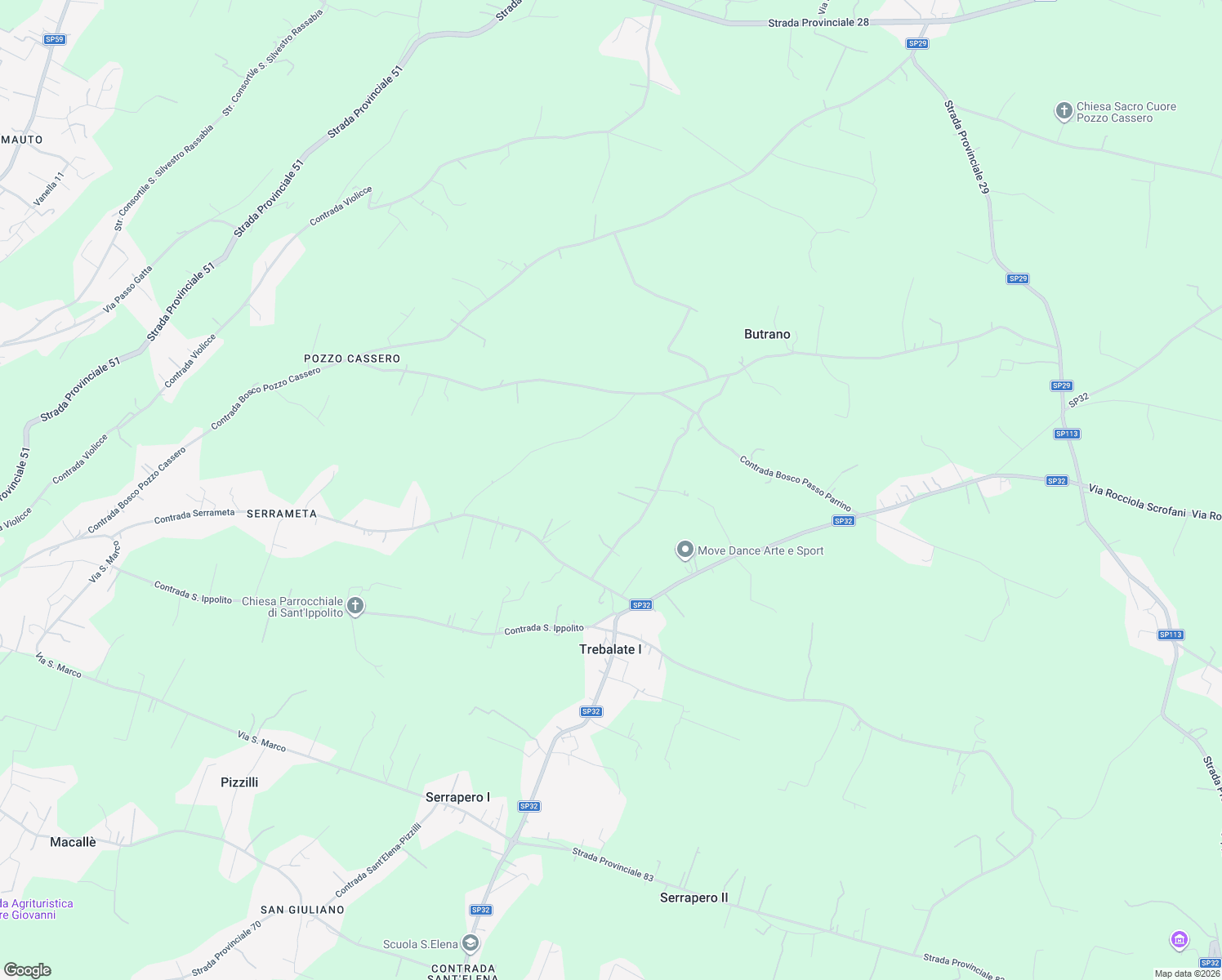 map of restaurants, bars, coffee shops, grocery stores, and more near in Libero consorzio comunale di Ragusa