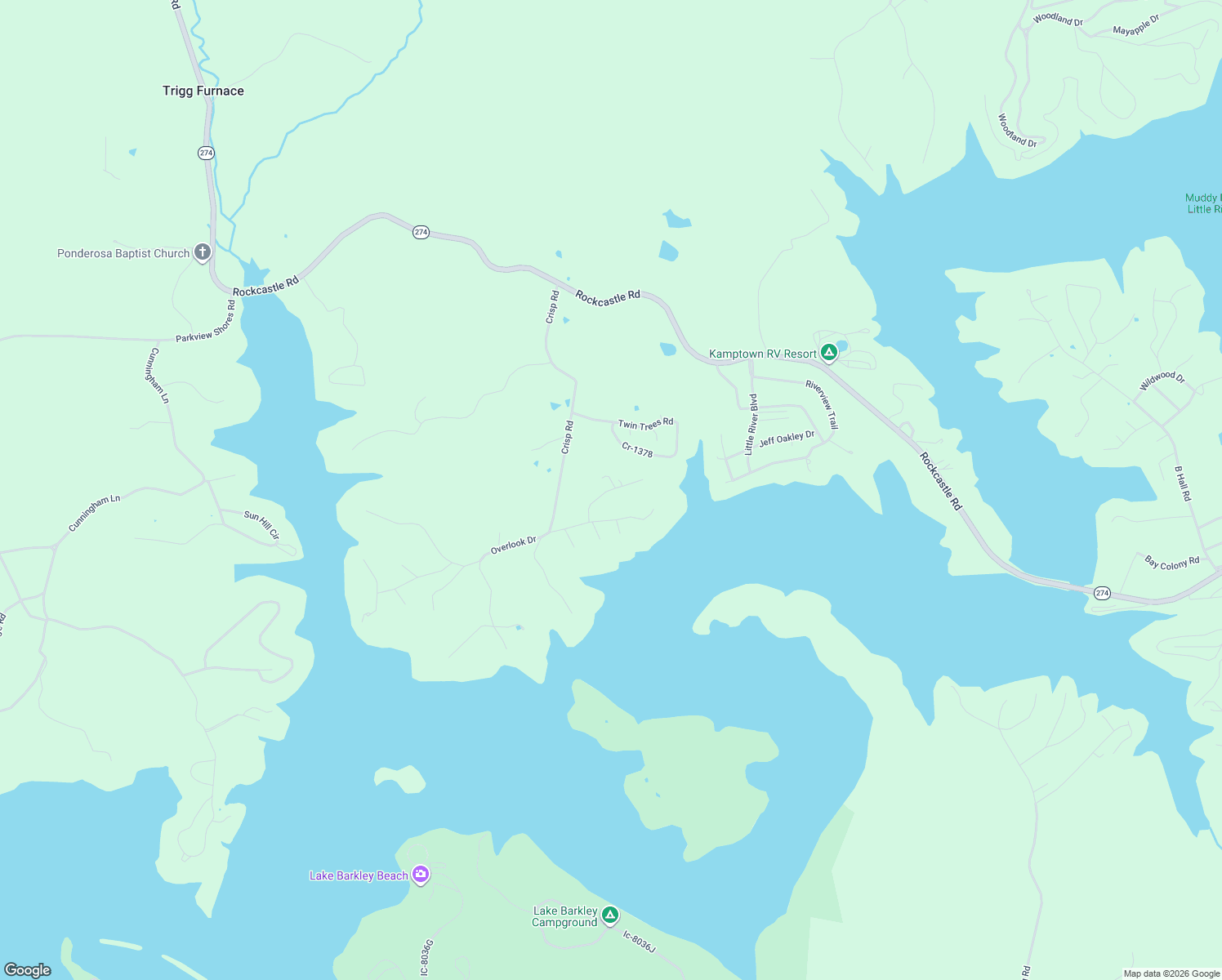 map of restaurants, bars, coffee shops, grocery stores, and more near Crosscreek Road in Cadiz