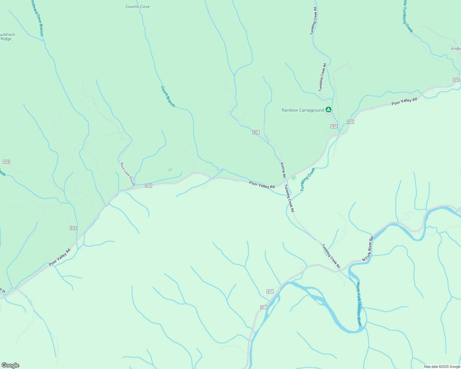 map of restaurants, bars, coffee shops, grocery stores, and more near 29422 Poor Valley Road in Saltville