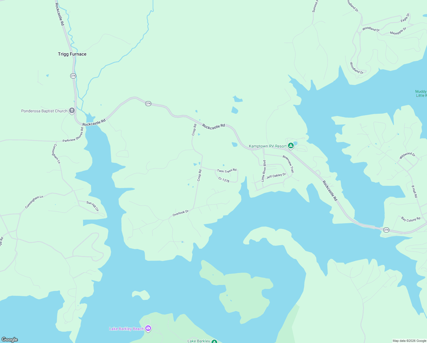 map of restaurants, bars, coffee shops, grocery stores, and more near 65 Twin Trees Road in Cadiz