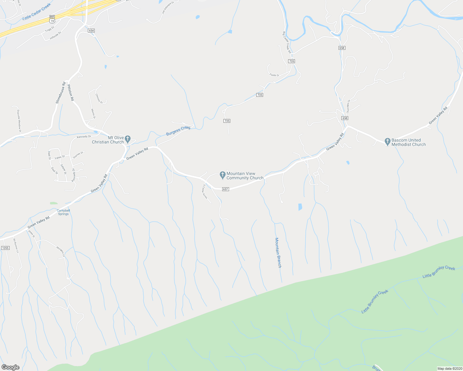 map of restaurants, bars, coffee shops, grocery stores, and more near 4655 Green Valley Road in Lebanon