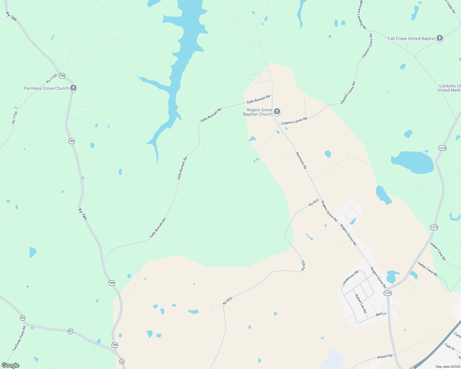 map of restaurants, bars, coffee shops, grocery stores, and more near 133 Vitatoe Lane in Monticello