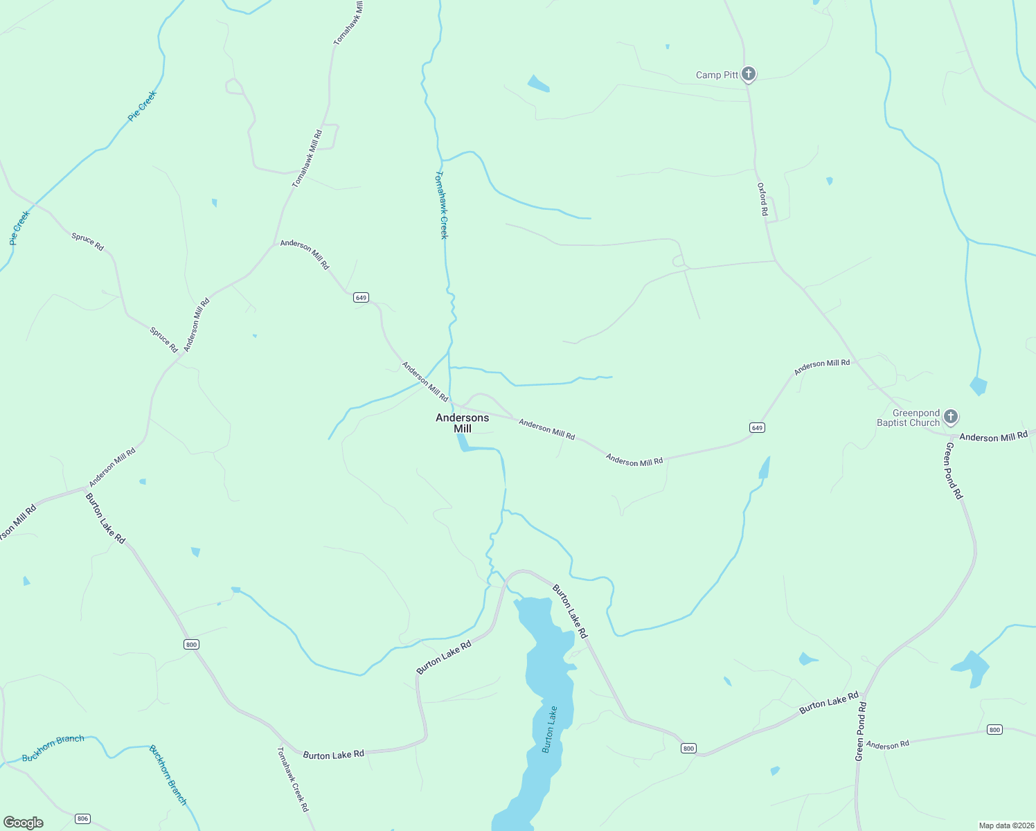 map of restaurants, bars, coffee shops, grocery stores, and more near 9020 Anderson Mill Road in Chatham