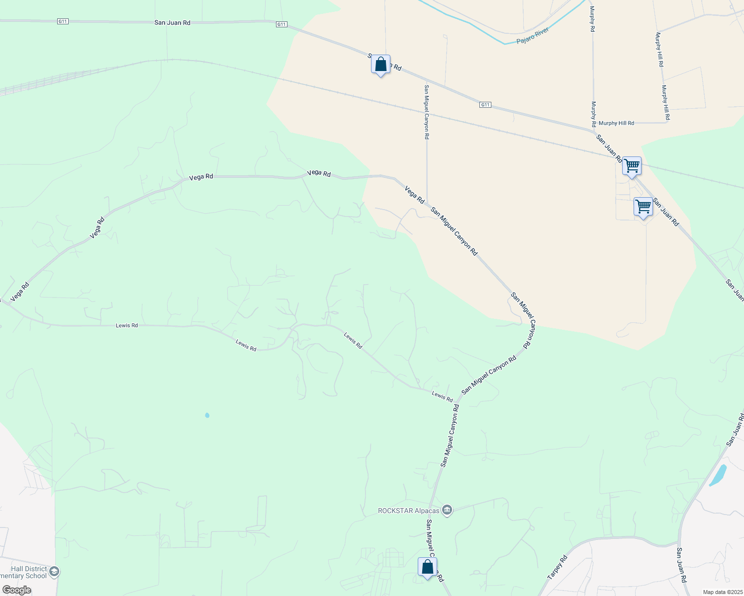 map of restaurants, bars, coffee shops, grocery stores, and more near 1935 Caterina Way in Monterey County