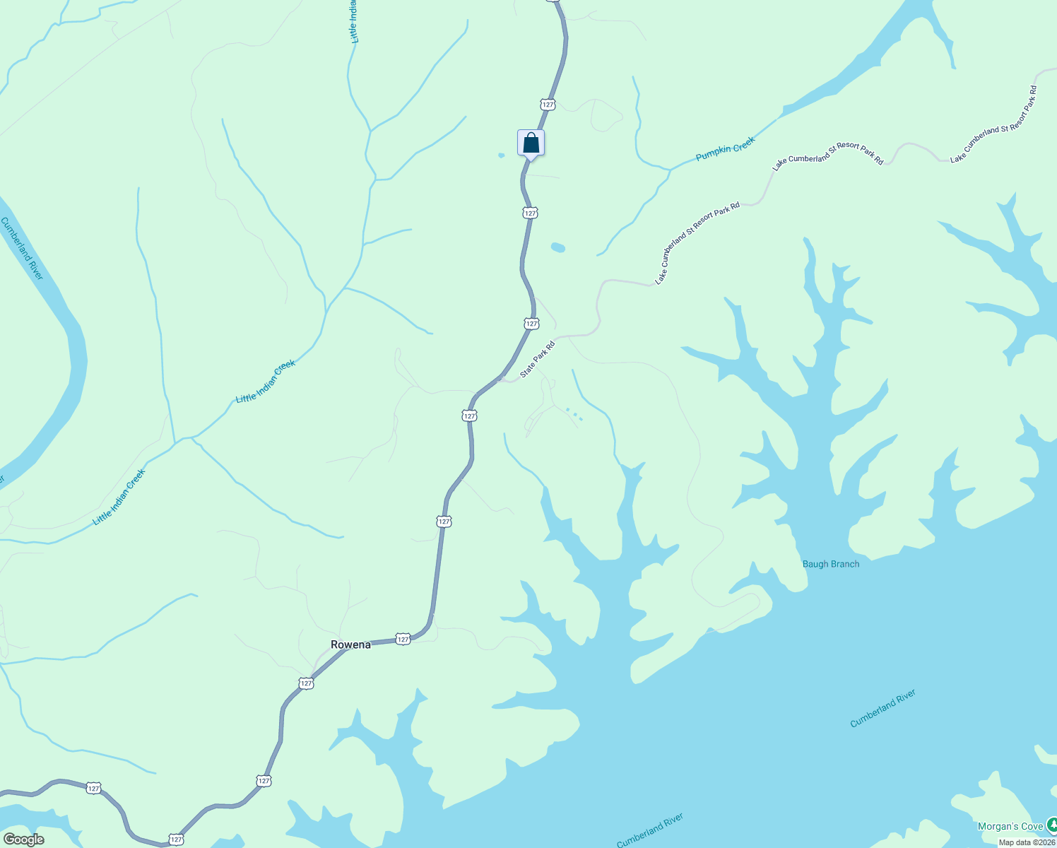 map of restaurants, bars, coffee shops, grocery stores, and more near Apple Valley Road in Jamestown