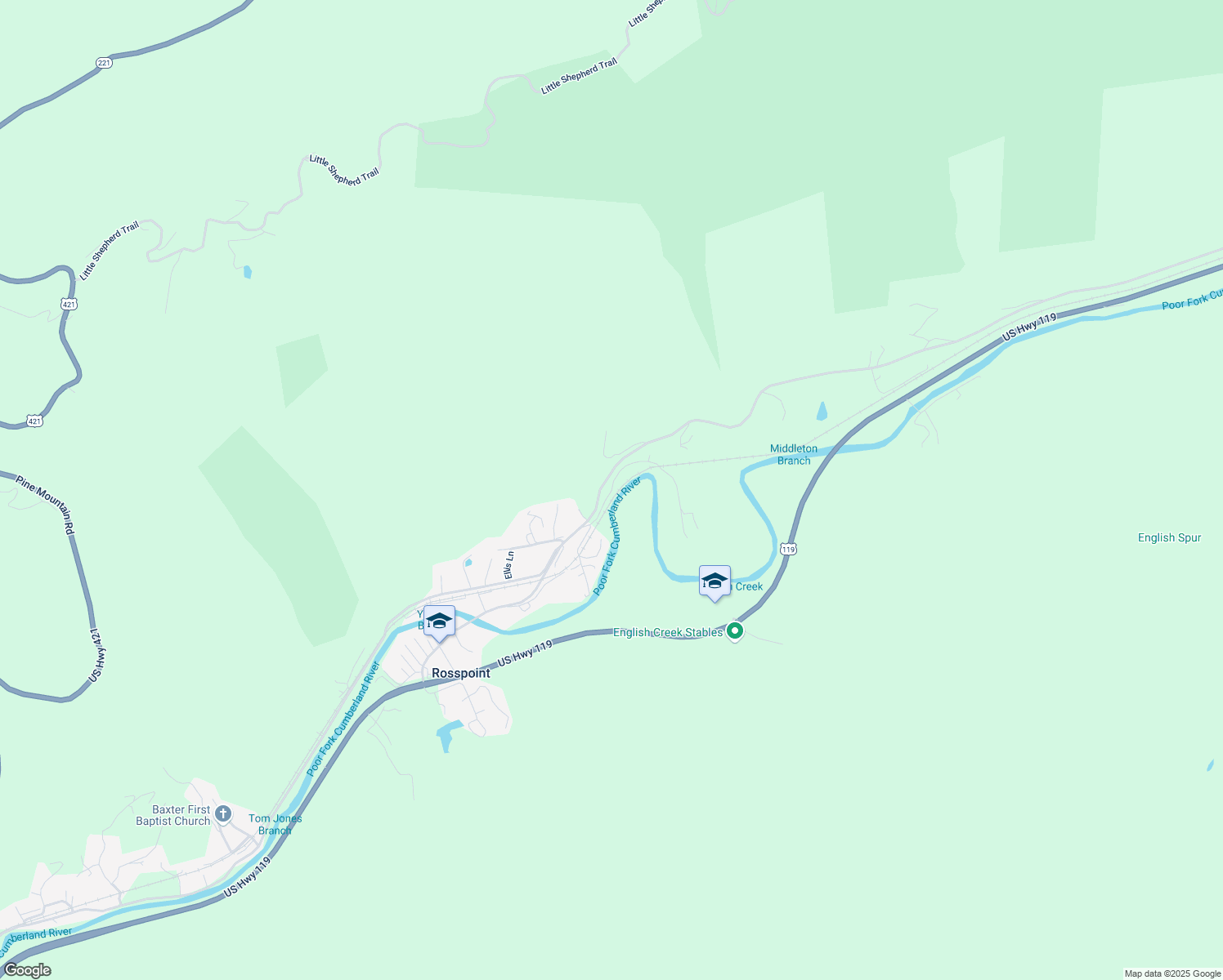 map of restaurants, bars, coffee shops, grocery stores, and more near Tunnell Hill Road in Keith