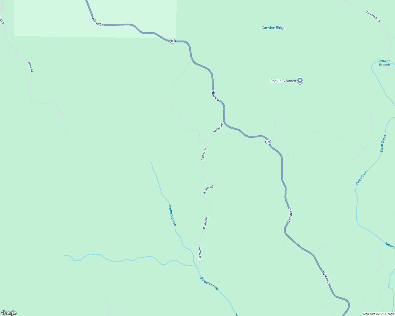 map of restaurants, bars, coffee shops, grocery stores, and more near 507 Barber Road in Chadwick
