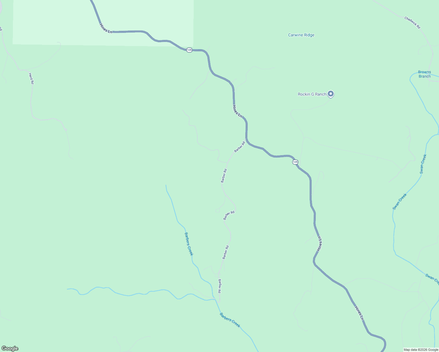 map of restaurants, bars, coffee shops, grocery stores, and more near 507 Barber Road in Chadwick