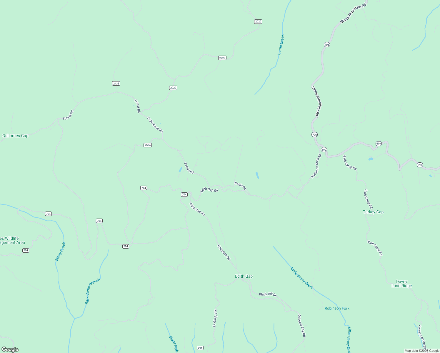 map of restaurants, bars, coffee shops, grocery stores, and more near 2621-3009 Lark Road in Coeburn